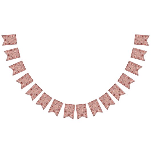 Modern Sweet Sixteen 16e verjaardag Roos Gold Star Vlaggetjes (Alle)