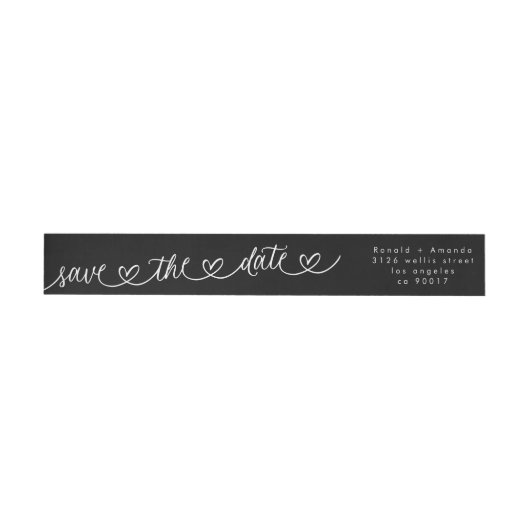 Modern Sweethearts Wedding Save the Date (Individueel)