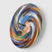 Modern Swirl Abstract Art #37 Grote Klok (Hoek)