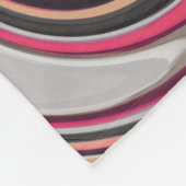 Modern Swirl Abstract Art. 4 Fleece Deken (Hoek)