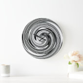 Modern Swirl Abstracte Art. 7 Grote Klok (Huis)