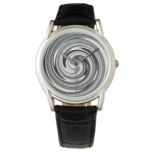 Modern Swirl Abstracte Art. 7 Horloge