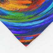 Modern Swirl Abstracte Art. 8 Fleece Deken (Hoek)
