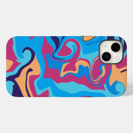 Modern Swirl Case-Mate iPhone Case (Achterkant (horizontaal))