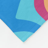 Modern Swirl Fleece Deken (Hoek)