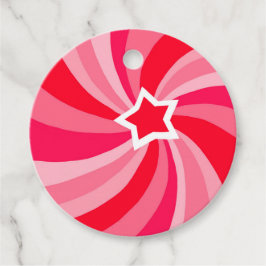 Modern Swirl HAPPY HOLIDAYS CUSTOM TO FROM Gift Bedankjes Labels