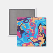 Modern Swirl Magneet (Voorkant / Achterkant)