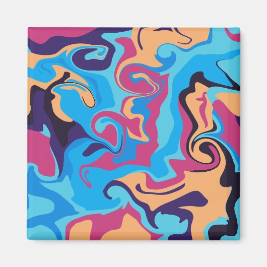 Modern Swirl Magneet (Voorkant)