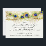 Modern Swirl Peacock Feathers Vrijgezellenfeest In Kaart<br><div class="desc">COLOR PALETTE: wit, crème, goud, mosterd, waterblauw, koningsblauw, paars en groen. ONTWERP-COLLECTIE: Aan de ene kant de titel "Vrijgezellenfeest" met de datum van de vrijgezellenfeest-partij. Dit is een zeer eenvoudige, trendy en chic, moderne stijl trouwuitnodiging die gemaakt werd uit met de hand geschilderde waterverf kunst ontworpen door Audrey Jeanne Roberts....</div>