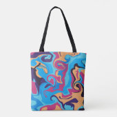 Modern Swirl Tote Bag (Achterkant)