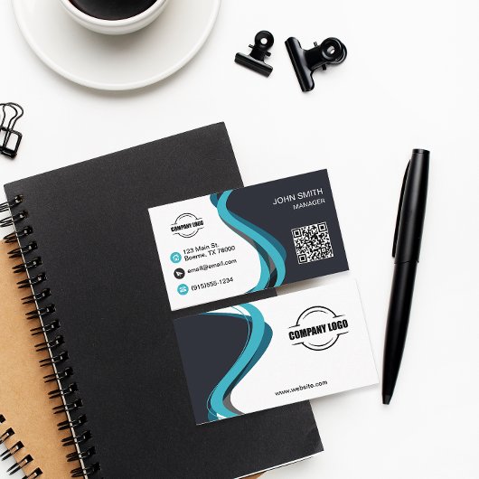 Modern Swirls Professional Visitekaartje