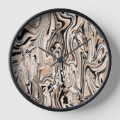 Modern Swirls Waterverf Black Pattern (Voorkant)
