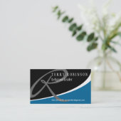 Modern Swoosh Monogram R Visitekaartje (Staand voorkant)