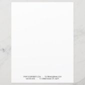 Modern T-Shirt Order Form For Small Business (Achterkant)