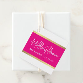 MODERN TAG ultra trendy moderne roze goud Bedankjes Labels