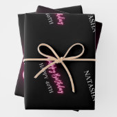 Modern Talk 30 Aan Mij 30e Verjaardagsfeestje Cust Inpakpapier Vel (In situ)