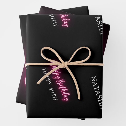 Modern Talk 30 Aan Mij 30e Verjaardagsfeestje Cust Inpakpapier Vel (In situ)