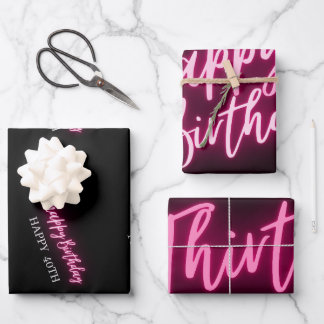 Modern Talk 30 Aan Mij 30e Verjaardagsfeestje Cust Inpakpapier Vel