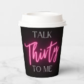 Modern Talk 30 Aan Mij 30e Verjaardagsfeestje Cust Papieren Bekers (Achterkant)