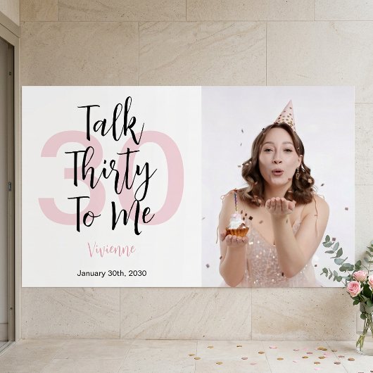 Modern Talk Thirty To Me Roze 30e Verjaardagsfeest Poster