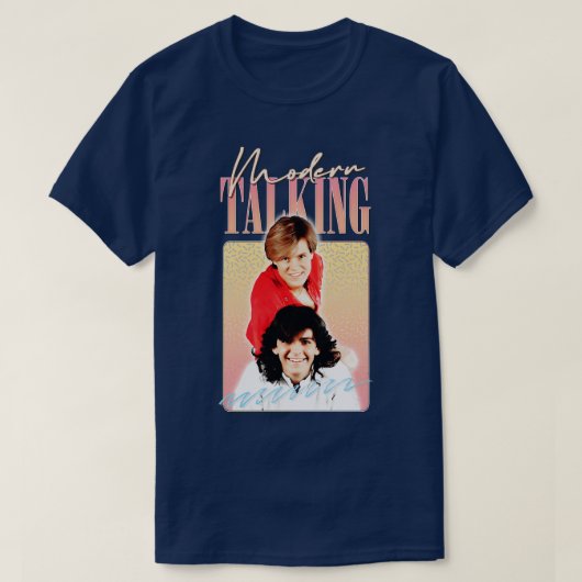 Modern Talking 80s Fan Design 2 T-shirt (Design voorkant)