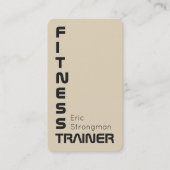 Modern tan duo-toon met QR-code Visitekaartje (Voorkant)