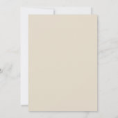 Modern Tan Gray Simple Heart Weddenschap Kaart (Achterkant)