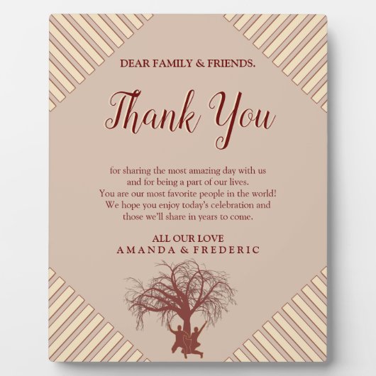 Modern Tan - Marsala Wine & twist of Hues Fotoplaat (Voorkant)