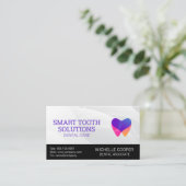 Modern Tand Logo | Tandheelkunde  Visitekaartje (Staand voorkant)