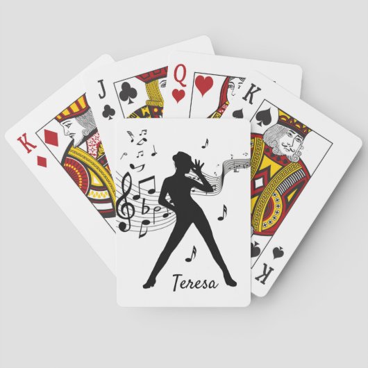 Modern Tap Dancer Personal Pokerkaarten (Achterkant)