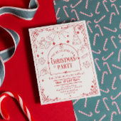 Modern Tarot vakantie feest Kerstmis Kaart