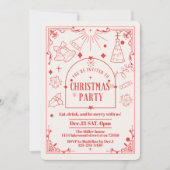 Modern Tarot vakantie feest Kerstmis Kaart (Voorkant)