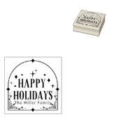 Modern Tarot vakantie feest Kerstmis Rubberstempel (Gestempeld)