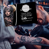 Modern tattoo Artist Business Magnetisch Visitekaartje