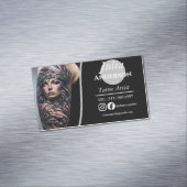 Modern tattoo Artist Business Magnetisch Visitekaartje (Voorbeeld)