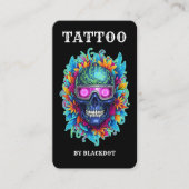 Modern Tattoo Studio Design Tattoo Shop Style Visitekaartje (Voorkant)