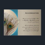 Modern Taupe Aqua Peacock-combinatiekaart Informatiekaartje<br><div class="desc">Dit prachtige en elegante ontwerp, Modern Taupe Aqua Peacock Feather Wedding genaamd, heeft een prachtige bovengrondse achtergrond. Er is een mooie aqua blauwe cutout met levendige paardenvreugdeveren. Wedden Dit zou perfect zijn voor je bruiloft of gebeurtenis. Deze set bevat uitnodigingen, behalve datumkaarten, reactiekaarten, dankuwel kaarten, tentkaarten voor tabelnummers, envelopzegels, wijnlabels,...</div>