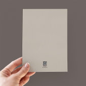 Modern Taupe Beige Typography Wedding Kaart