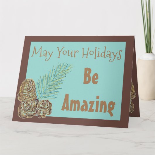 Modern Taupe en Plum Kaart (Voorkant)