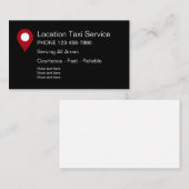 Modern Taxi Service Visitekaartje (Voorkant / Achterkant)