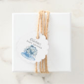 Modern Tea Baby shower Favor Gift Label (In situ)