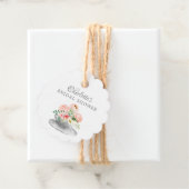 Modern Tea Vrijgezellenfeest Favor Gift Label (In situ)