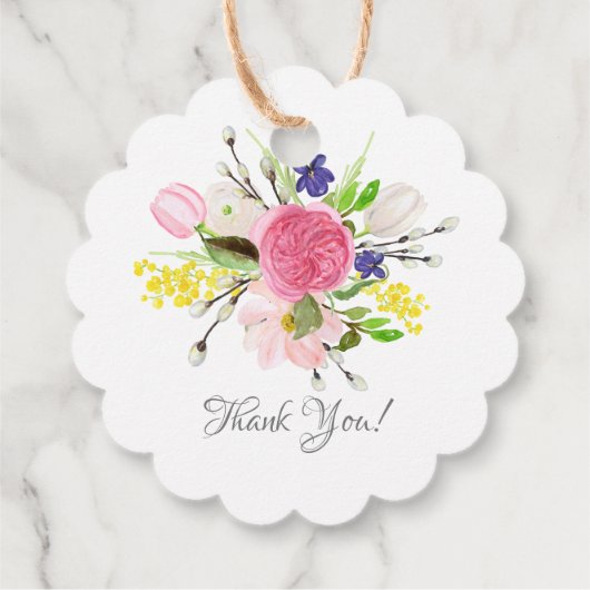 Modern Tea Vrijgezellenfeest Favor Gift Label (Achterkant)