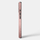 Modern Teal Goud Roze Case-Mate iPhone Case (Achterkant / Links)