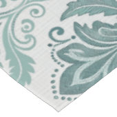 Modern Teal Nordic Damask Tafelkleed (Gekanteld)