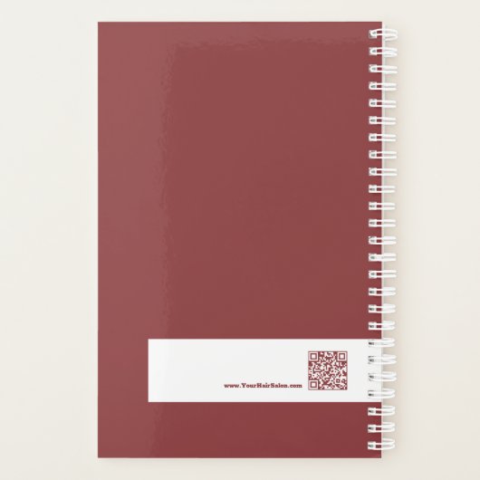 Modern Team Afbeelding Small Business Afspraakboek Planner (Achterkant)