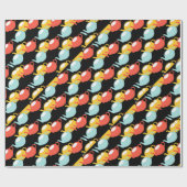 Modern Teapots Pattern Cadeaupapier (Vlak)