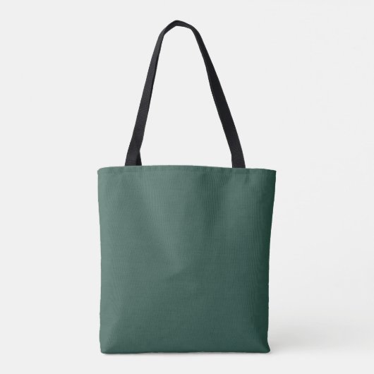 Modern Teardrop Wave Teal Copper Gold Tote Bag (Achterkant)