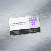 Modern Tech Logo | Communications Start Up Magnetisch Visitekaartje (Voorbeeld)