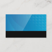 Modern Tech Logo | Geometrische achtergrond Visitekaartje (Achterkant)
